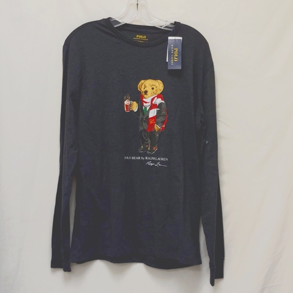 NWT Polo Bear by Ralph Lauren Long Sleeve T-Shirt Size M